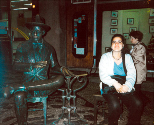 Maria Emilia Gomes de Sousa und Fernando Pessoa in Lissabon